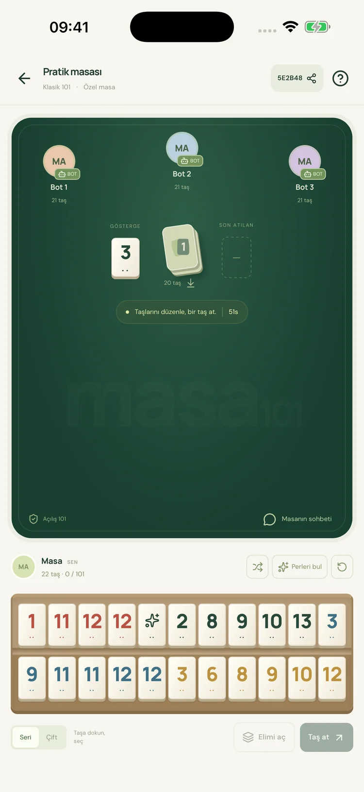 Masa 101 — Mobil ekran 03